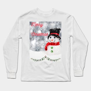 Snowman Long Sleeve T-Shirt